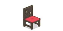 家具/漆塗りの椅子