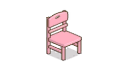 家具/ピンクの椅子