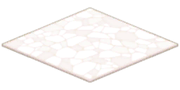 家具/白い石畳の床